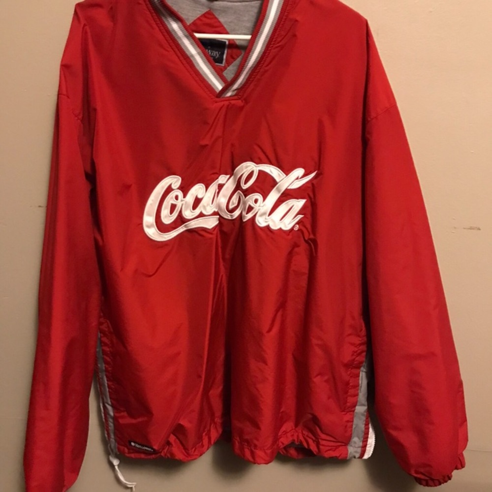 SOLD RARE Coca-Cola Pullover windbreaker